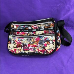 LeSportsac x tokidoki Pirata Pirates Crossbody Messenger Bag - Strap Repaired
